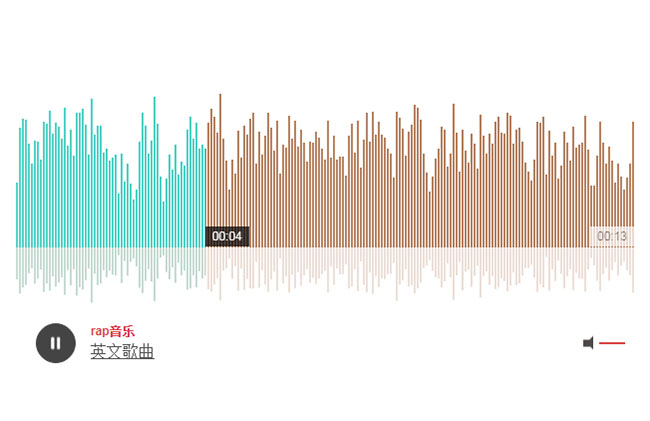  jQuery音频可视化音乐播放代码