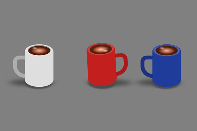  CSS3立体3D杯子旋转特效