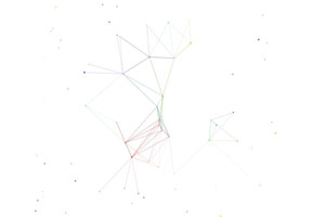 Canvas全屏粒子网状线条特效