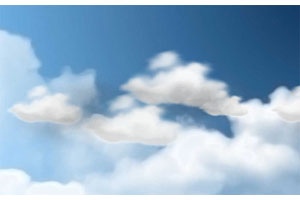 蓝天白云飘过CSS3特效