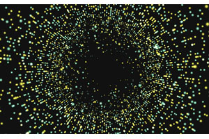 HTML5时光隧道3D粒子特效