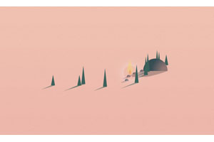 css3绘制沙丘平地场景特效