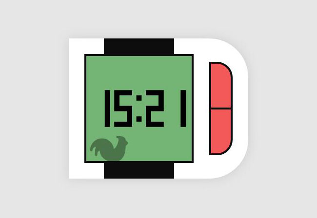  js+css3智能手表时钟代码