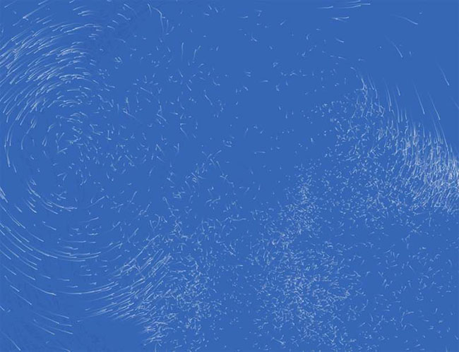  HTML5无规律粒子流动背景特效