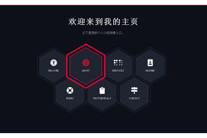 CSS3蜂窝状快捷导航代码