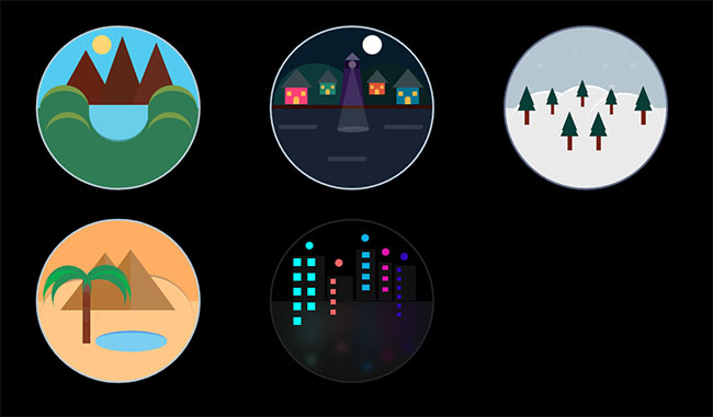  卡通户外场景CSS3特效