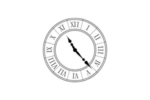 HTML5罗马时钟指针特效