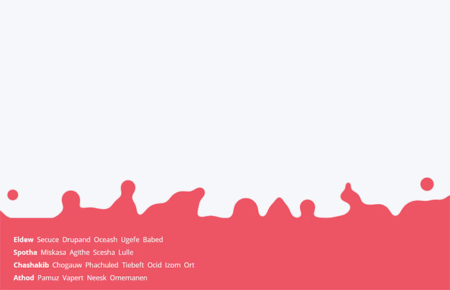  CSS3卡通火焰网页页脚特效