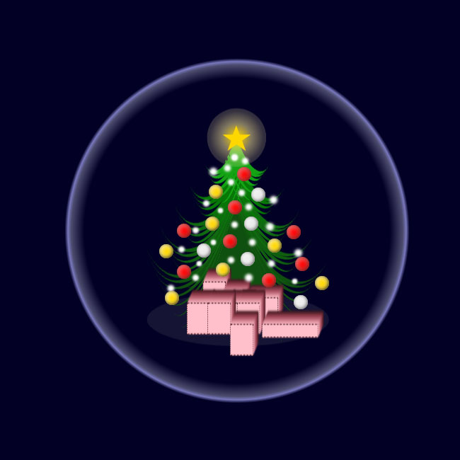  卡通圣诞礼物CSS3特效