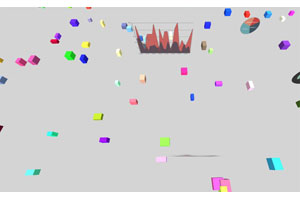 three.js三维图形图表特效