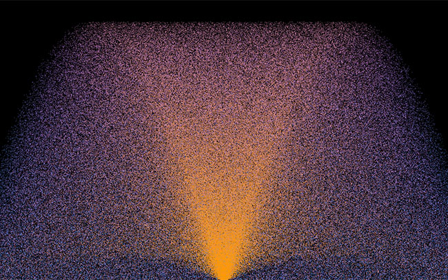  webgl喷泉粒子发射动画特效