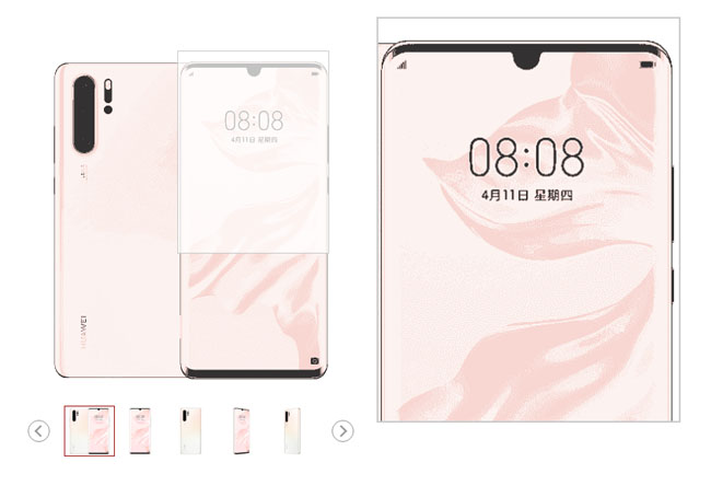  js手机商品放大展示特效