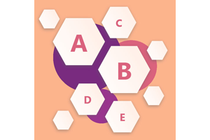 创意六边形标签云CSS3特效