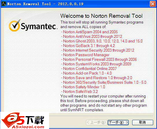 Norton Removal Tool