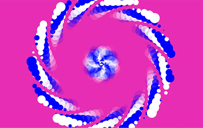 HTML5解压的旋转旋涡特效