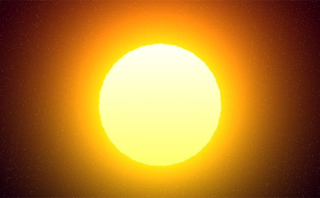  早晨太阳升起HTML5特效