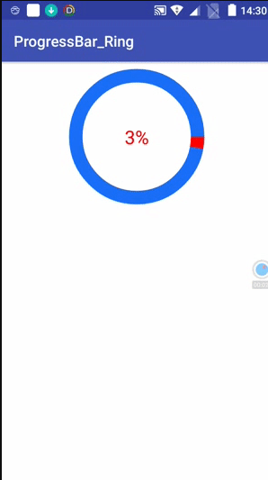  Android 环形进度