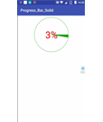 Android 自定义实心扇形进度条
