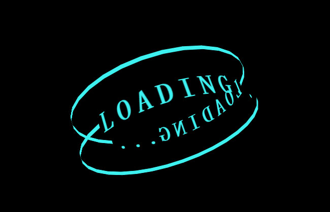  CSS3环形文字加载动画特效