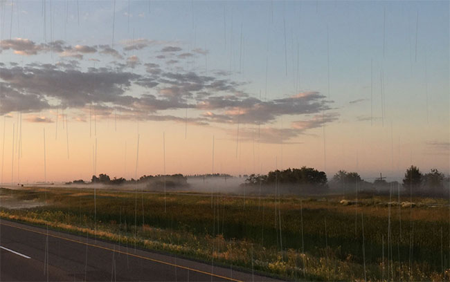  毛毛细雨下落Canvas特效