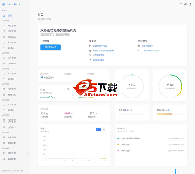 鸿鹄智能云CMS站群系统