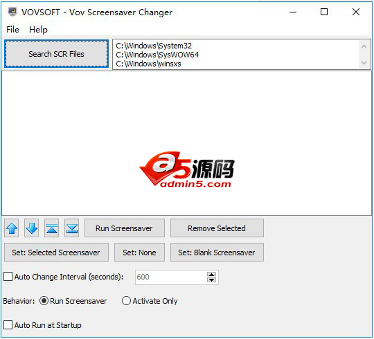 VoV Screensaver Changer