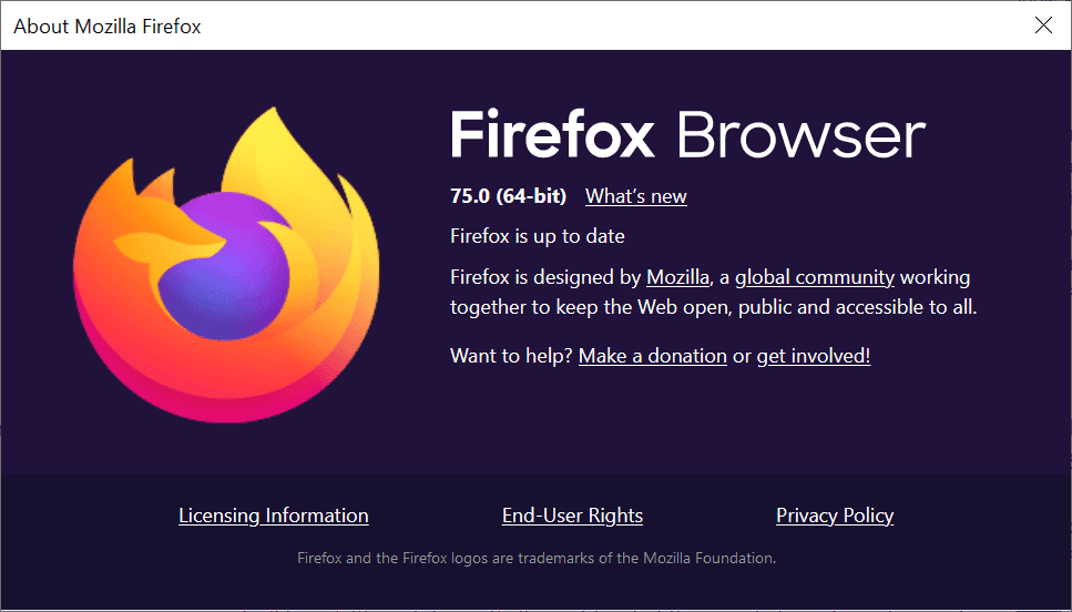Firefox 75.0 发布,地址栏更改