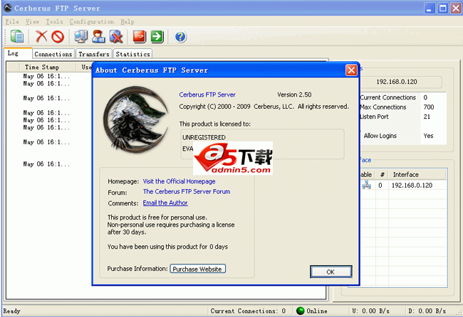 Cerberus FTP Server
