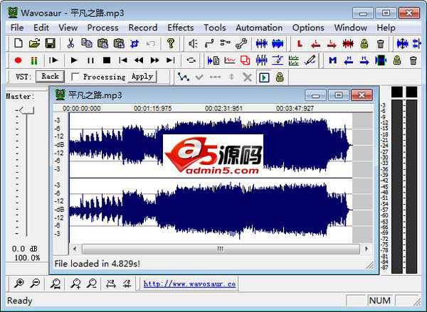 音频编辑软件Wavosaur