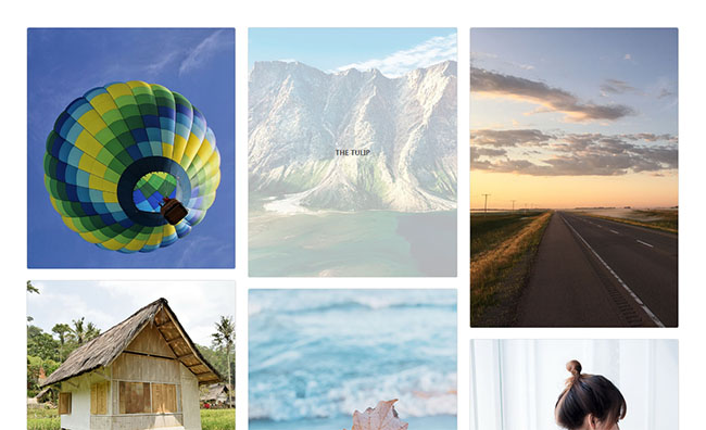  CSS3瀑布流样式布局特效