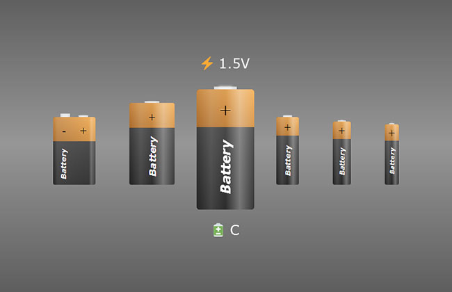  创意卡通电池CSS3特效