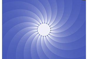 弧形黑洞旋转HTML5特效