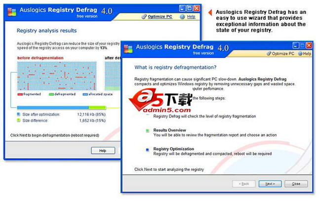 Auslogics Registry Defrag