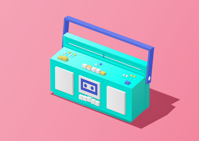  收音机播放歌曲CSS3特效