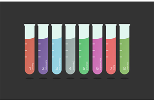试管容器液体流动CSS3特效