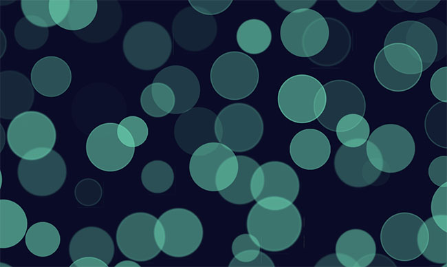  紧密排列圆圈气泡CSS3特效