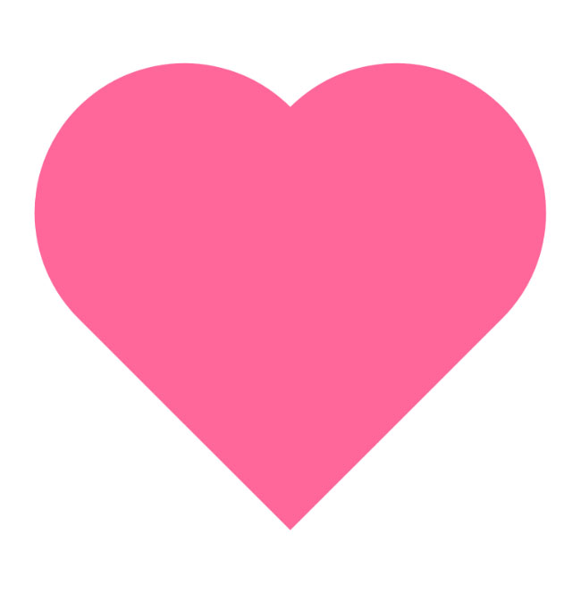  css3 svg粉色爱心动画特效