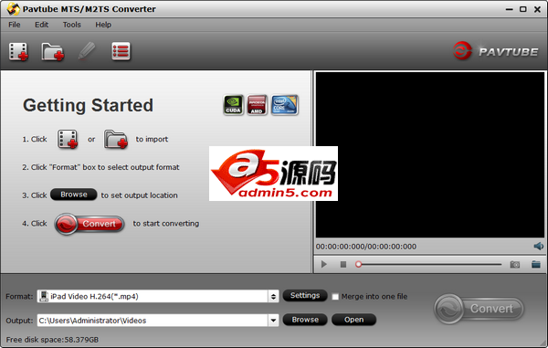 Pavtube MTS-M2TS Converter