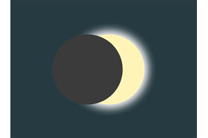 css3 keyframes日全食动画特效