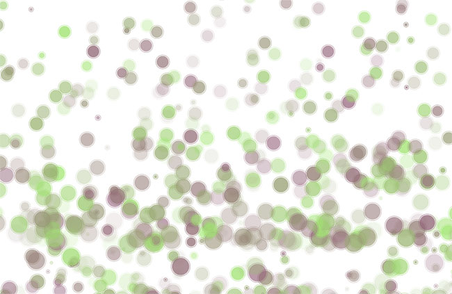  圆点气泡漂浮Canvas特效