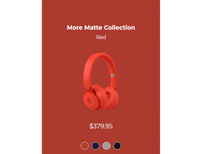  css3商品图片卡片式切换代码