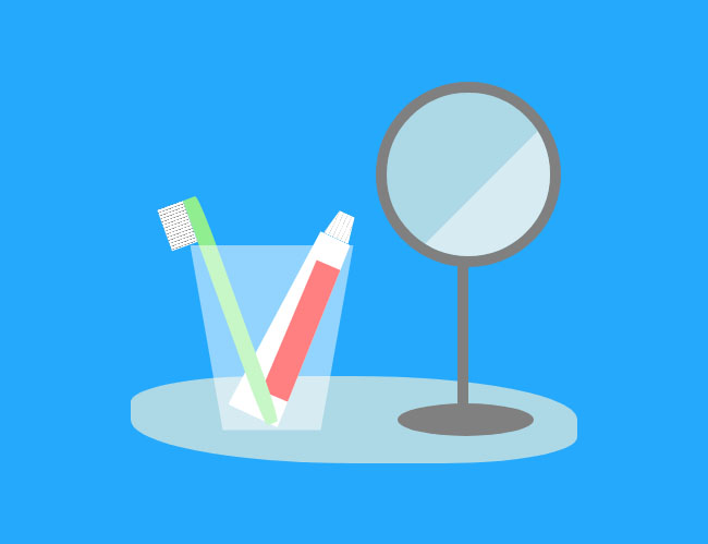  纯CSS3卡通洗漱用品特效