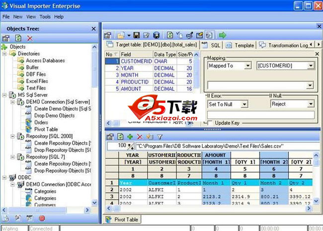 Visual Importer Enterprise数据库导入工具