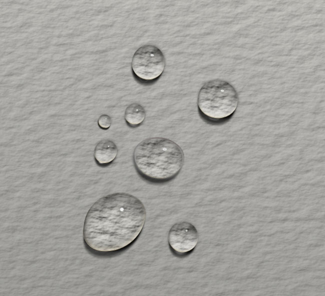 css3 svg逼真水滴特效