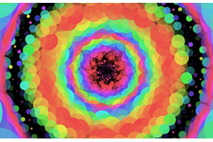 HTML5花环万花筒动画特效