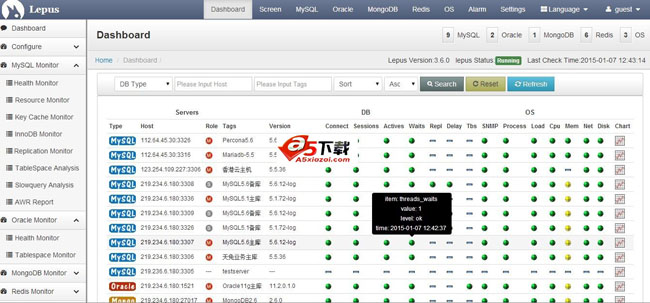 Lepus数据库企业监控系统