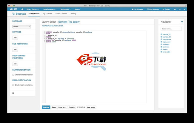 Hue图形化用户界面