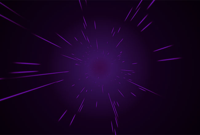 纯css3紫色放射光线动画特效