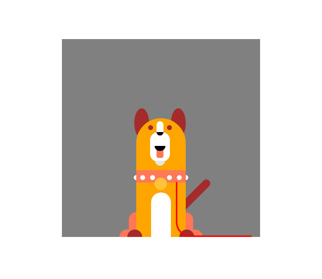  纯css3卡通小狗动画特效