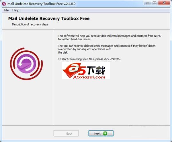 Mail Undelete Recovery Toolbox Free